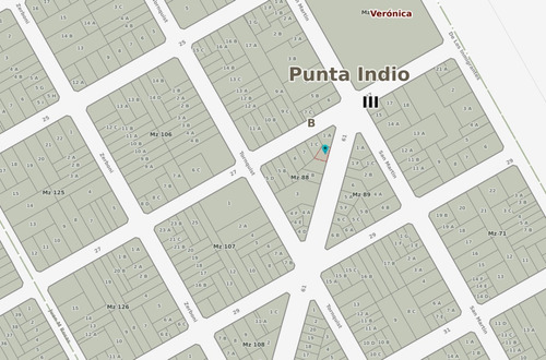 Imagen 2 de 2 de Lote Centrico De 186mts Cuadrados (verónica, Partido De Punta Indio)