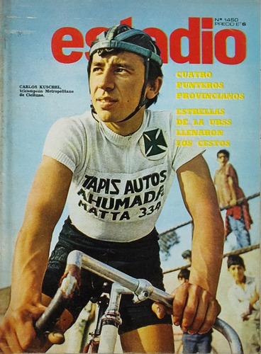 Revista Estadio N°1450 Carlos Kuschel Tricampeón (ee163