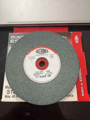 Rueda Abrasiva Para Esmerilar Y Afilar 150 X 20 X25.40 Mm 60