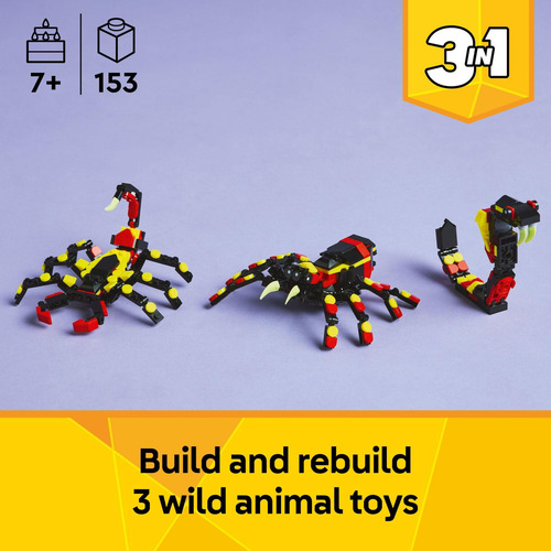 Lego Creator 31159 Animal 3en1 Araña Escorpion O