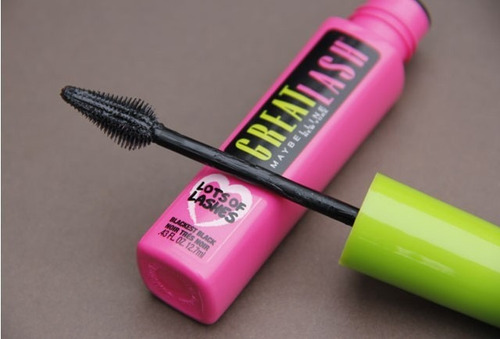 Máscara De Pestañas Great Lash Big Maybelline Blackest black