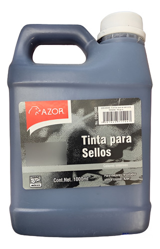 Tinta Para Sellos Staford 1 Lt Color Negra