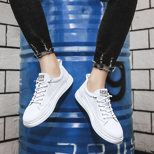 Zapatos De Cuero Genuino Elegantes Para Hombre Estilo Casual