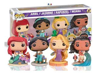 Princesa Ariel Jasmin Moana Rapunzel Funko Pop Disney Cf