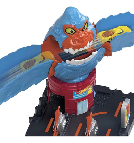 Circuito Hot Wheels City Gorilla Attack Post - Mattel