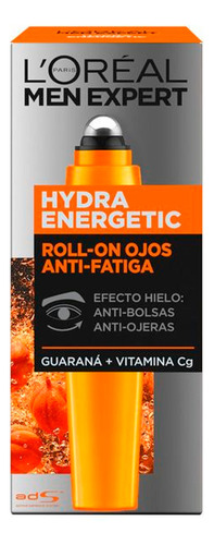 Crema Contorno Ojos Roll-on Antifatiga L'oréal Men Expert