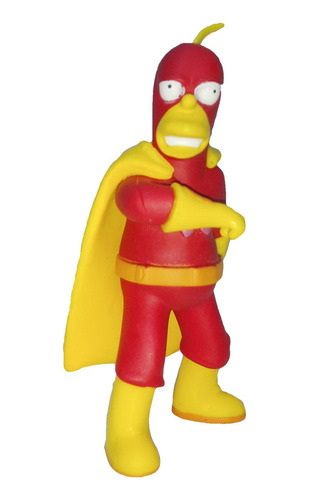 Figura Simpsons Homero Disfraz Flash 9cm Fox