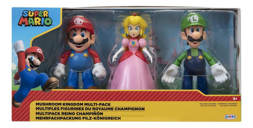 Super Mario Nintendo Mushroom Kingdom Diorama - Figura De 3.