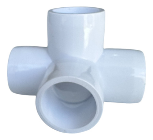 Tee Rincon 1/2'' (4 Vias) Pvc Cedula 40 Hidraulico