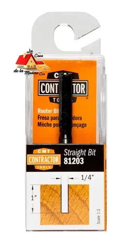 comprar Fresa O Mecha Para Trompo O Router Cmt 81203  A.1\u002F4 