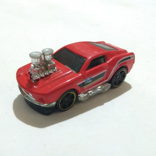 Hot Wheels Tooned 1968 Mustang Rojo Motor 