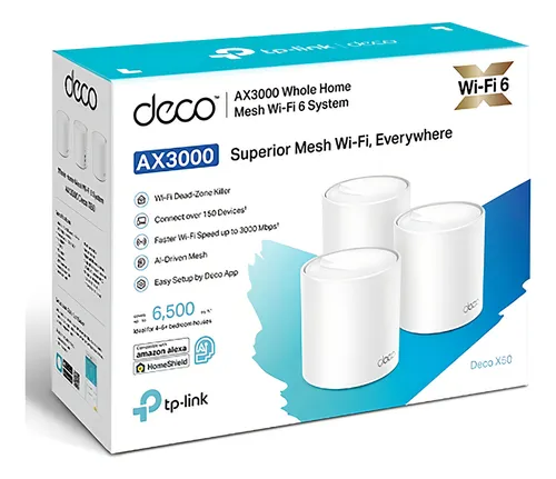 Access Point Tp-link Deco X50 Pack X3 -2 Banda 2,4ghz / 5ghz