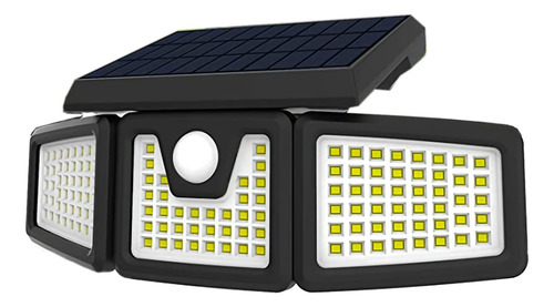 Imagen 2 de 8 de Lampara Reflector Solar Con Sensor Para Muro O Jardín