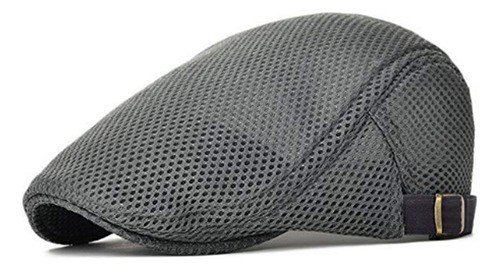 Gorra Plana De Malla Ajustable Para Vendedor De Periódicos C