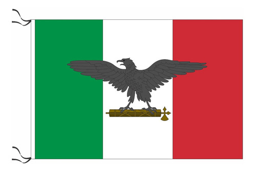 Bandera República Socialista Italiana 2da Gerra 90x60