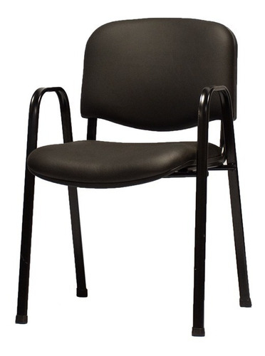 Imagen 1 de 2 de Silla Fija Con Brazos Tapizada Jmi