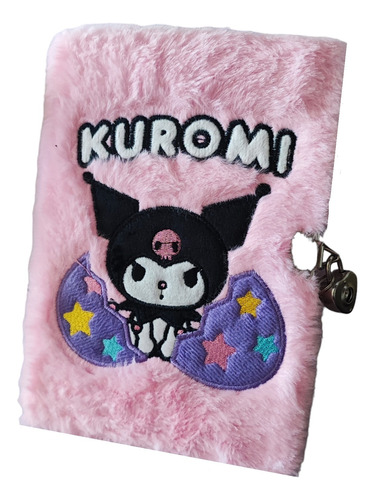 Diario Intimo Peluche Stitch  Kitty Kuromi Candado  V Crespo