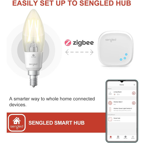 Sengled Zigbee Smart Limilbs, Smart Hub Requerido, Trabaja C