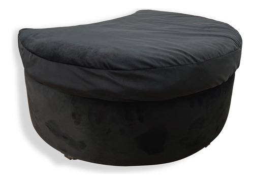 Sillón Moderno Minimalista Para Salas Recamara Hogar . Negro Liso