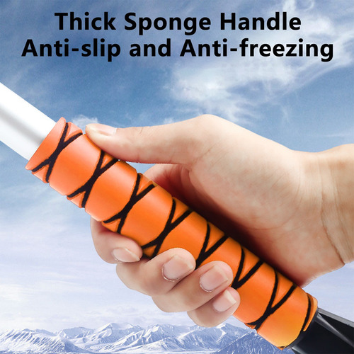 W 2in1 Car Snow Ice Scraper Brush For Car Suv Trucks De 3004