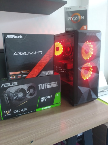 Pc Gamer Ryzen 3 Gtx 1650 Super 16gb Ram Usado Pouquíssimo