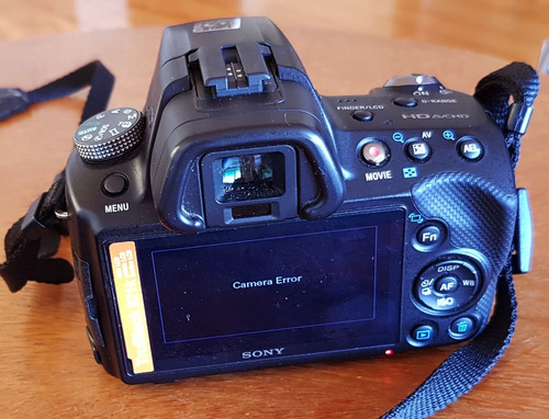 Câmera Sony Alpha A35 Com Defeito Lente Case Carregador