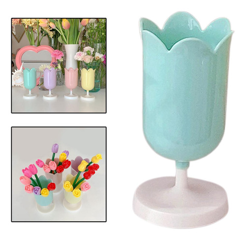 2 Set De 6 Portaplumas, Florero De Escritorio, Kit 2 Piezas