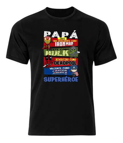 Polo Personalizada / Dia Del Padre / Papa Super Heroe