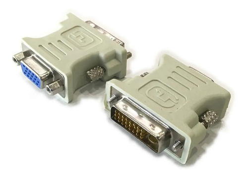 Imagen 2 de 4 de Adaptador Vga Macho A Dvi-i Dual Link 24+5 Hembra