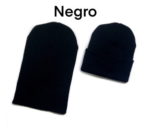 Gorro Bonete Paquete 4 Pzs Beanie Liso Gorrito Tejido Moda Combinación 3 Unitalla Ajustable