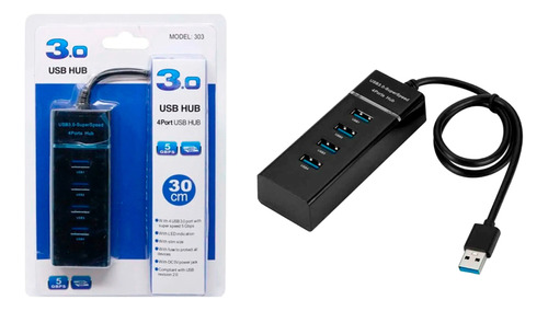 Hub / Switch Usb 3.0 - 4 Puertos 