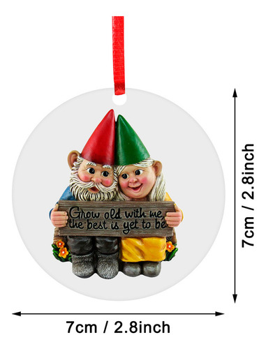 . Colgante Divertido Con Estampado De Papá Noel, Navidad