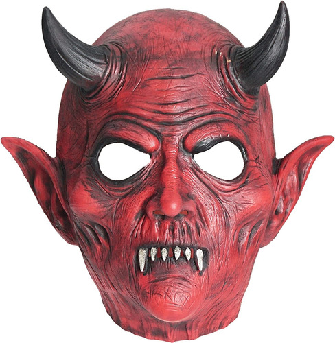 Devil Mask Creepy Fancy Dress Para Halloween Carnival C...