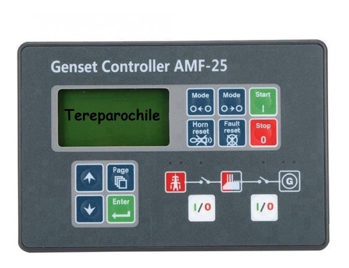 Controlador Generador Display Genset Controller Amf-25