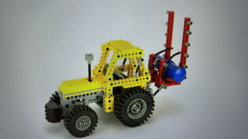 Lego Technic 8849 Trator Fazenda Usado Completo, Prta Entr. 347 Technic (Usado)