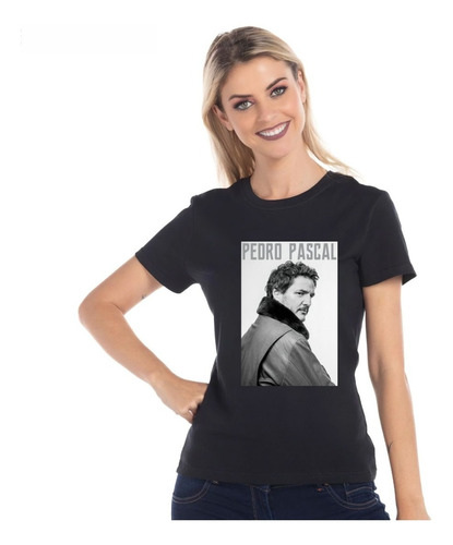 Playera Pedro Pascal Mujer Poster The Last Of Punch