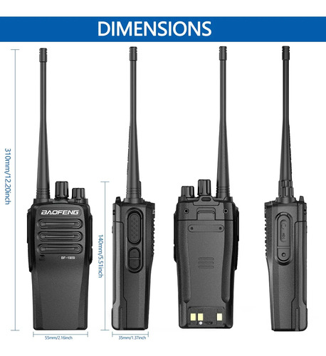 Walkie-talkie Baofeng Uhf Bf1909 1 Radio 10w 16ch