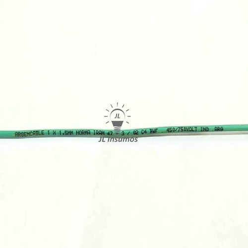 Imagen 3 de 3 de Cable Unipolar 1.5mm Rojo Iram Nm247-3 50mts