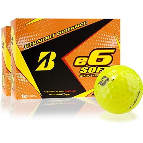 Bolas De Golf Amarillas Suaves Bridgestone E6 - 2 Docenas