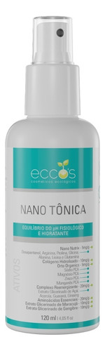 Nano Tonica - Tonico Hidratante 120ml Eccos Momento De Aplicação Dia/noite Tipo De Pele Os Tipos De Pele
