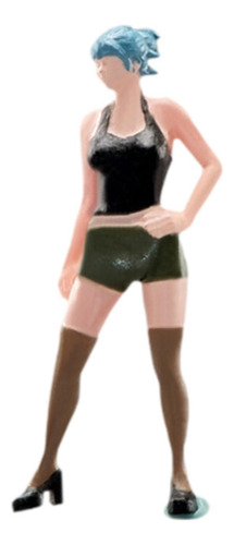 1:64 Figura De Niña A Escala Mini Muñeca Tiny People