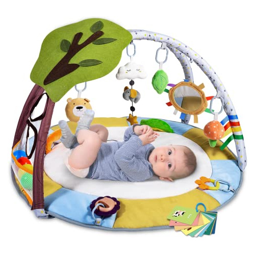 Lupantte Lion Baby Gym Play Mat Con 9 Juguetes Para Desarrol