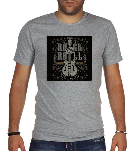 Remera De Hombre Rock And Roll Rockstar Clothing