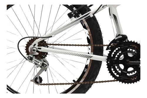 Bicicleta Aro 24 Rebaixada Alumínio 18v V-brake Krs