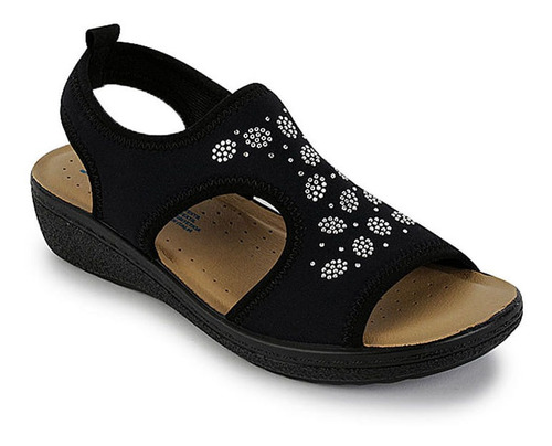 Sandalias Doble Ancho Pk 4473 Licra Plantilla Sintetico Det