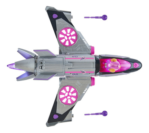 Paw Patrol La Película Avión, Figura De Skye, Luces Y Sonido