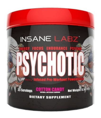 Pre Entreno Insane Labs Psychotic 35 Servicios