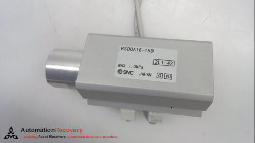 Smc Rsdqa16-15d Stopper Air Cylinder W/ Auto Switch, New Ccf