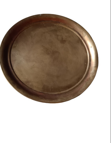 Bandeja De Bronce Circular 