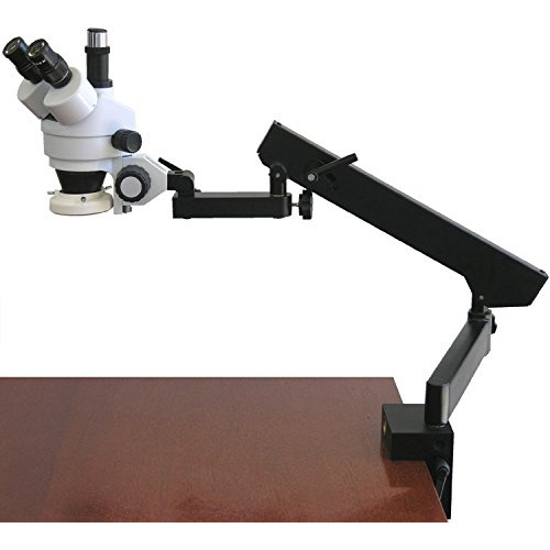 Amscope Sm-6t-frl Zoom Trinocular Profesional Microscopio Es